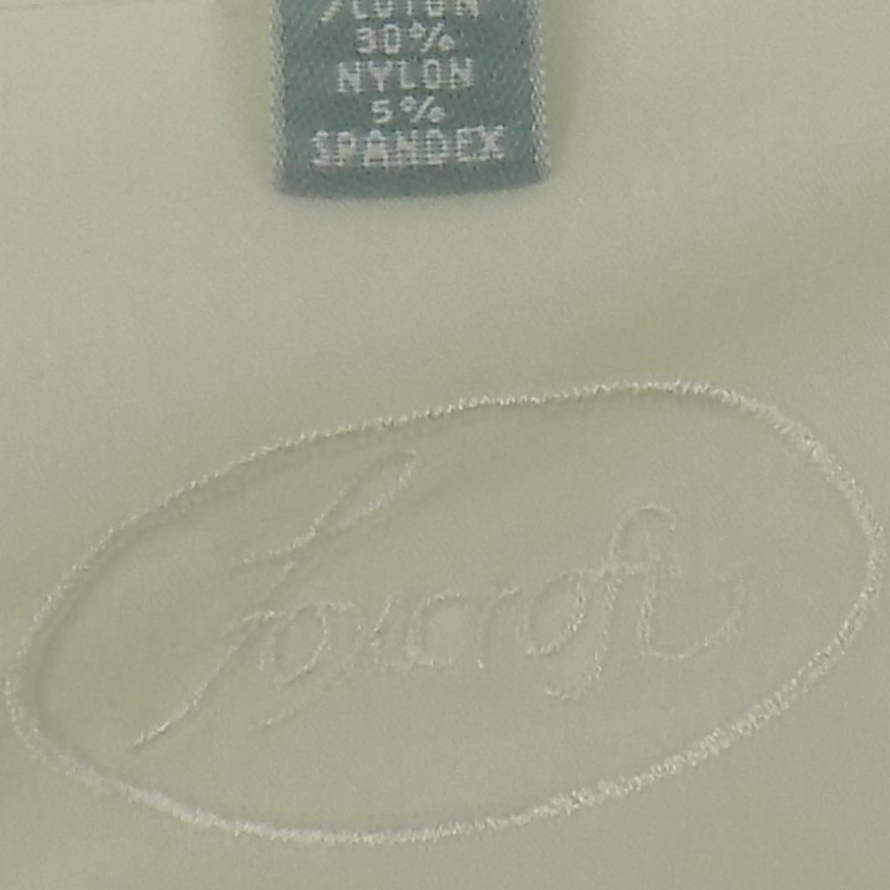 Foxcroft Shaped Stretch Ruched Button Front Colla… - image 2